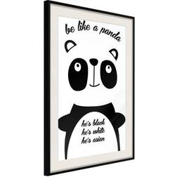 Arkiio Affisch Be Like a Panda [Poster] 20x30 Poster